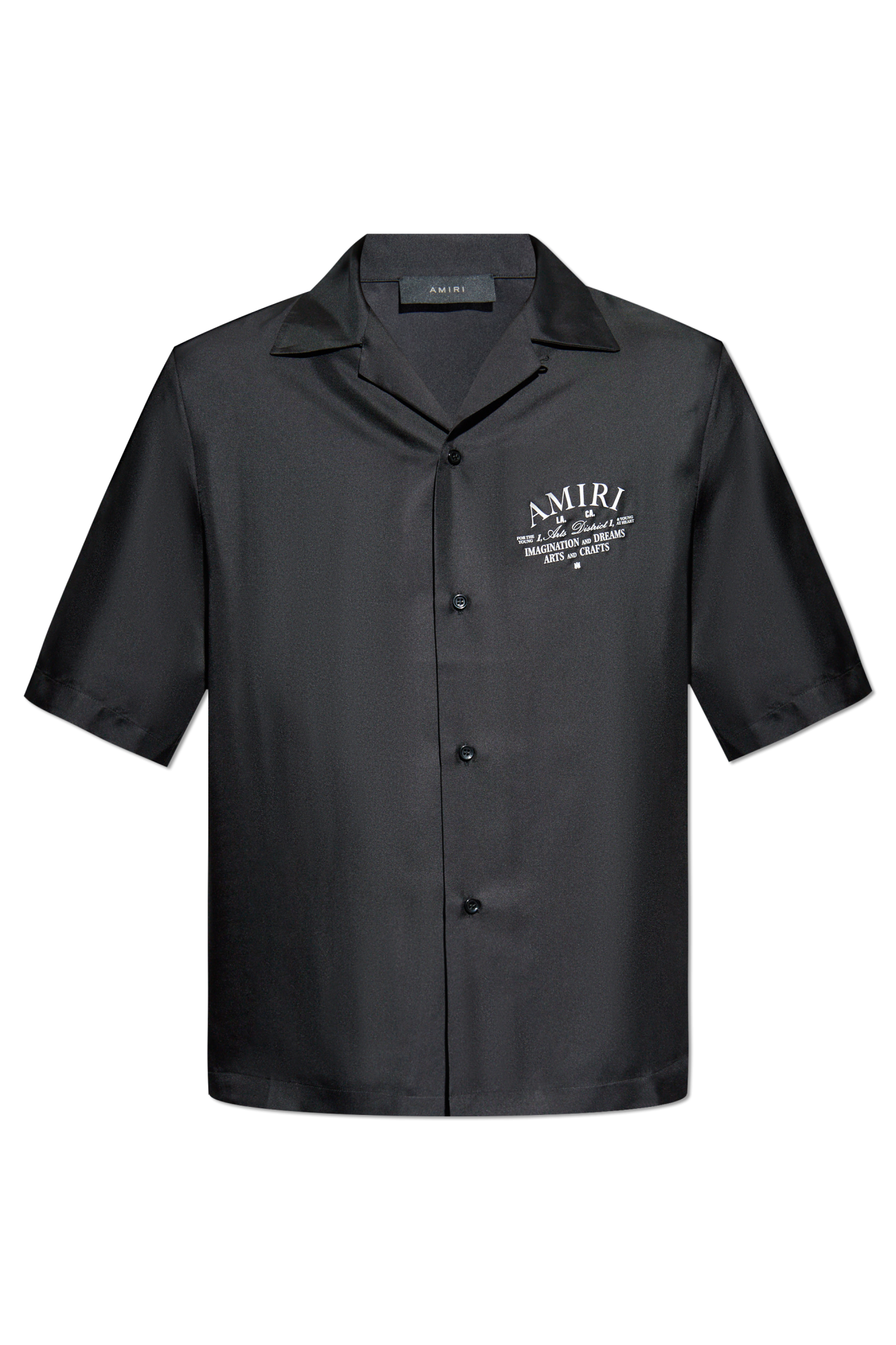 SchaferandweinerShops Switzerland - Black Silk Shirt Amiri